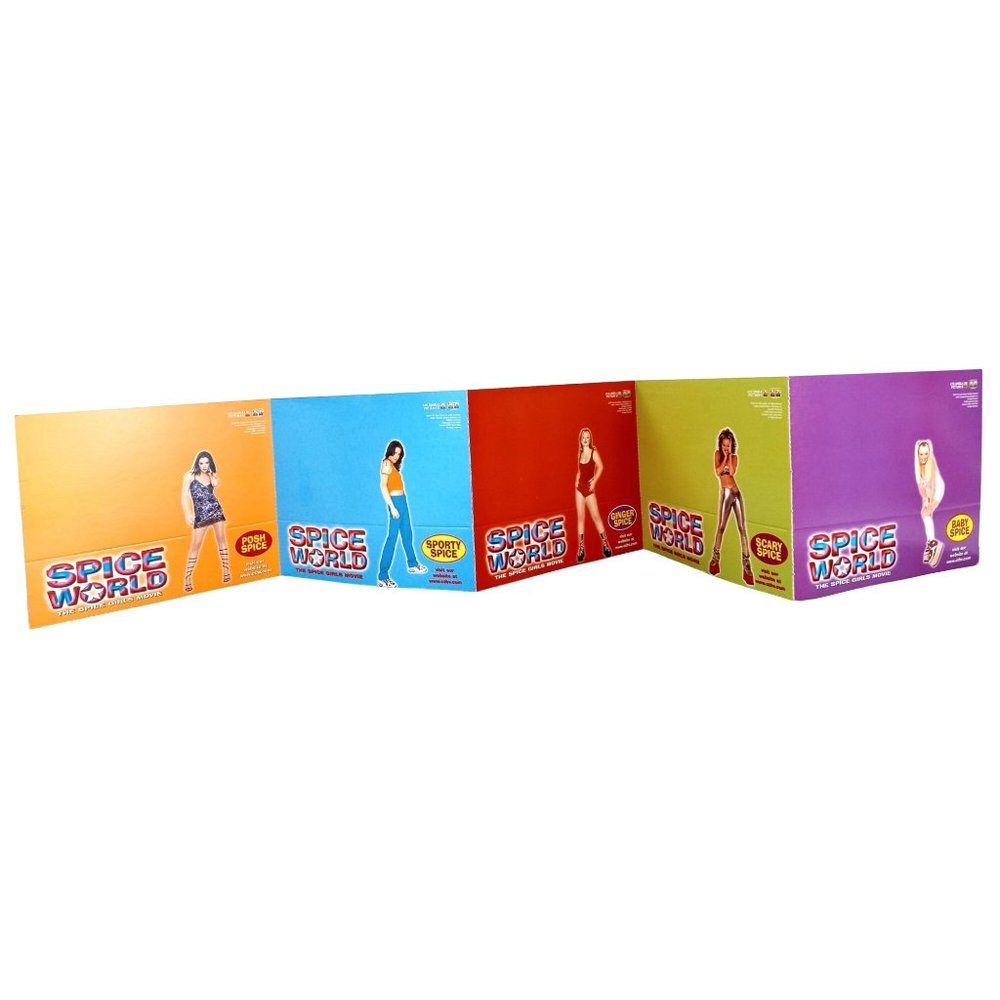 Spice Girls Spice World Movie Promo Pop Up Banner Store Display Vintage New 1997